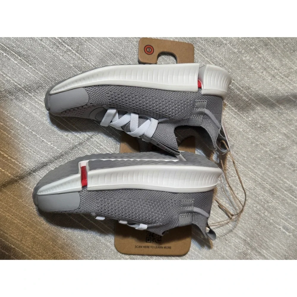 UNOS by SZ Neillium Kids Gray Knit Expandable Sneakers Size 3 10.5C-11C